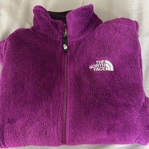 Purple north face fleece